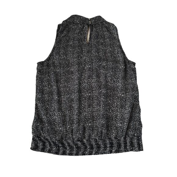 WHITE HOUSE BLACK MARKET SLEEVELESS Back KEYHOLE V-Neck Elastic Waist Size M - Picture 2 of 11